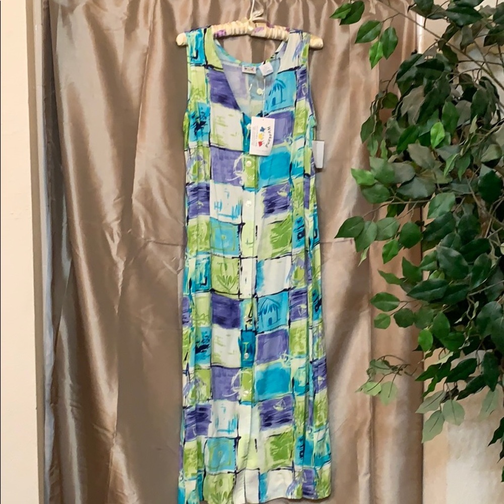 Sleeveless Button Down Sundress